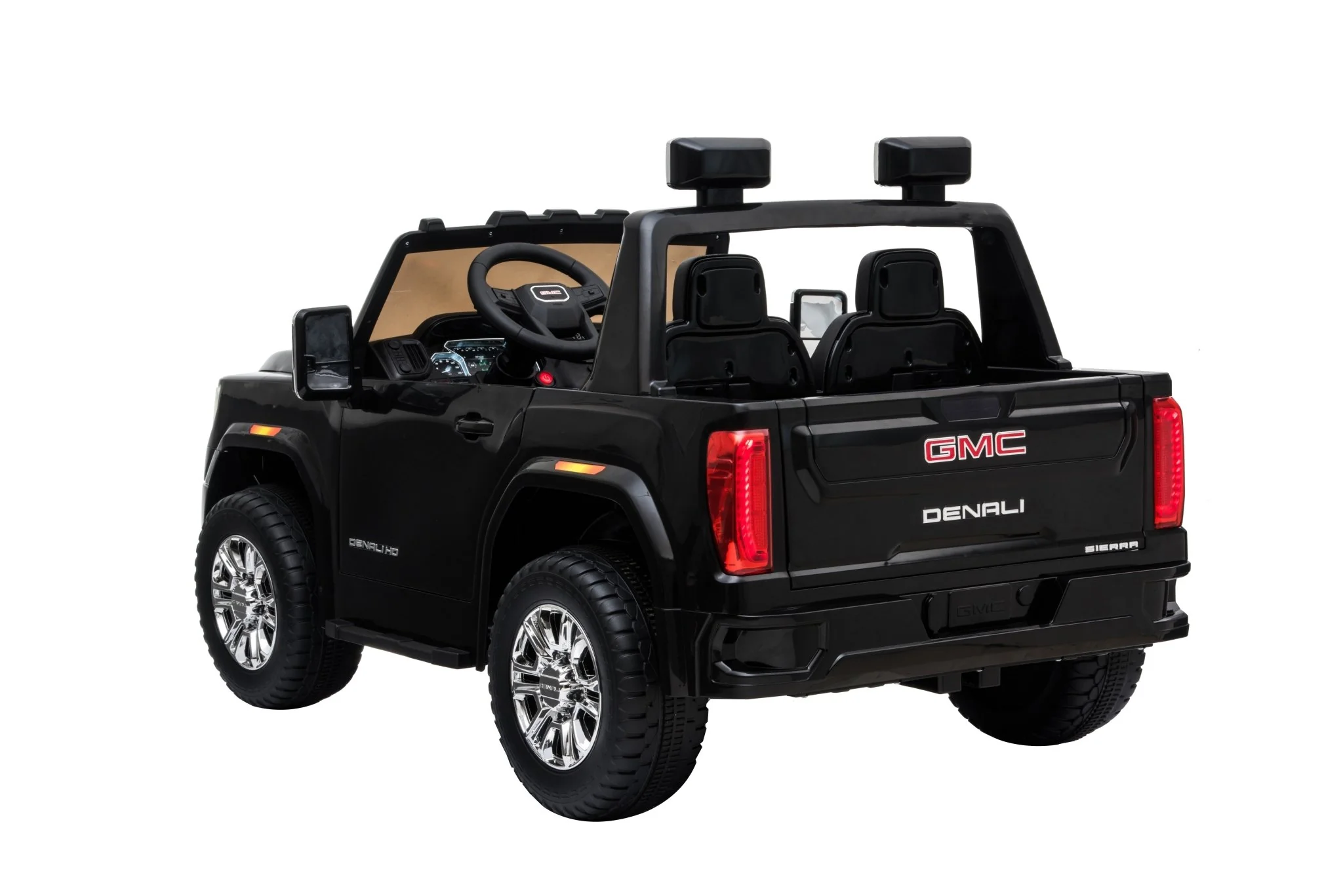 GMC Denali 12V Electric Ride-On Car for Kids | 2-Seater, EVA Wheels, Remote Control, Leather Seat RIDE368BK - Image 4