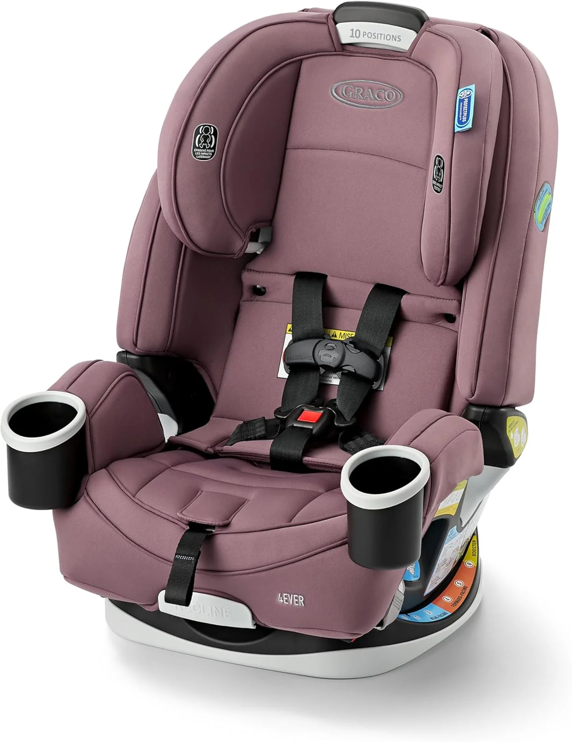 Graco All in One Car Seat, 4Ever 4-in-1 Car Seat, Convertible from Infant to Toddler (1.8-18 kg), Washable Seat Cover, Chelsea