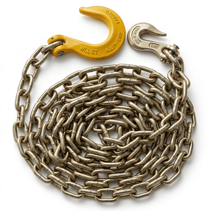 Heavy-Duty V-Chain Bridle & Tow Chains – Grade 70 Recovery Chains for Towing & Hauling - Image 2