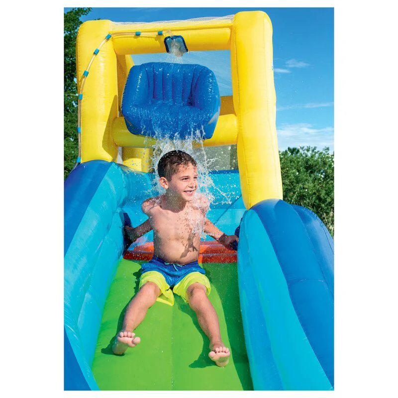 H2OGO! Turbo Splash Zone Inflatable Water Park – 12 ft Wet & Dry Slide, Pool & Blower – 53302 - Image 4
