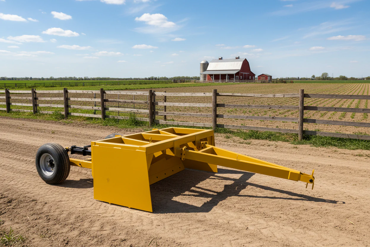 HD Box Scraper Tractor Hydraulic Tilt Land Leveler 8FT 10FT 12FT Heavy Duty BSHDTL - Image 2