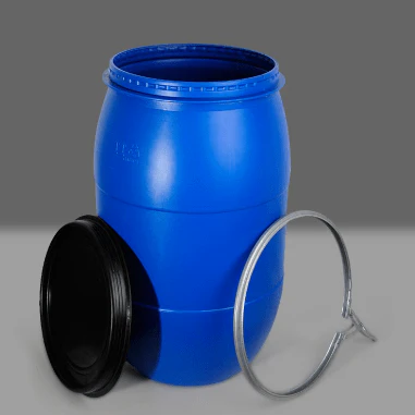 HDPE Plastic Drums – 60L & 200L Blue Heavy-Duty Storage Barrels | Industrial Water & Chemical Containers | Durable Tight-Seal Design