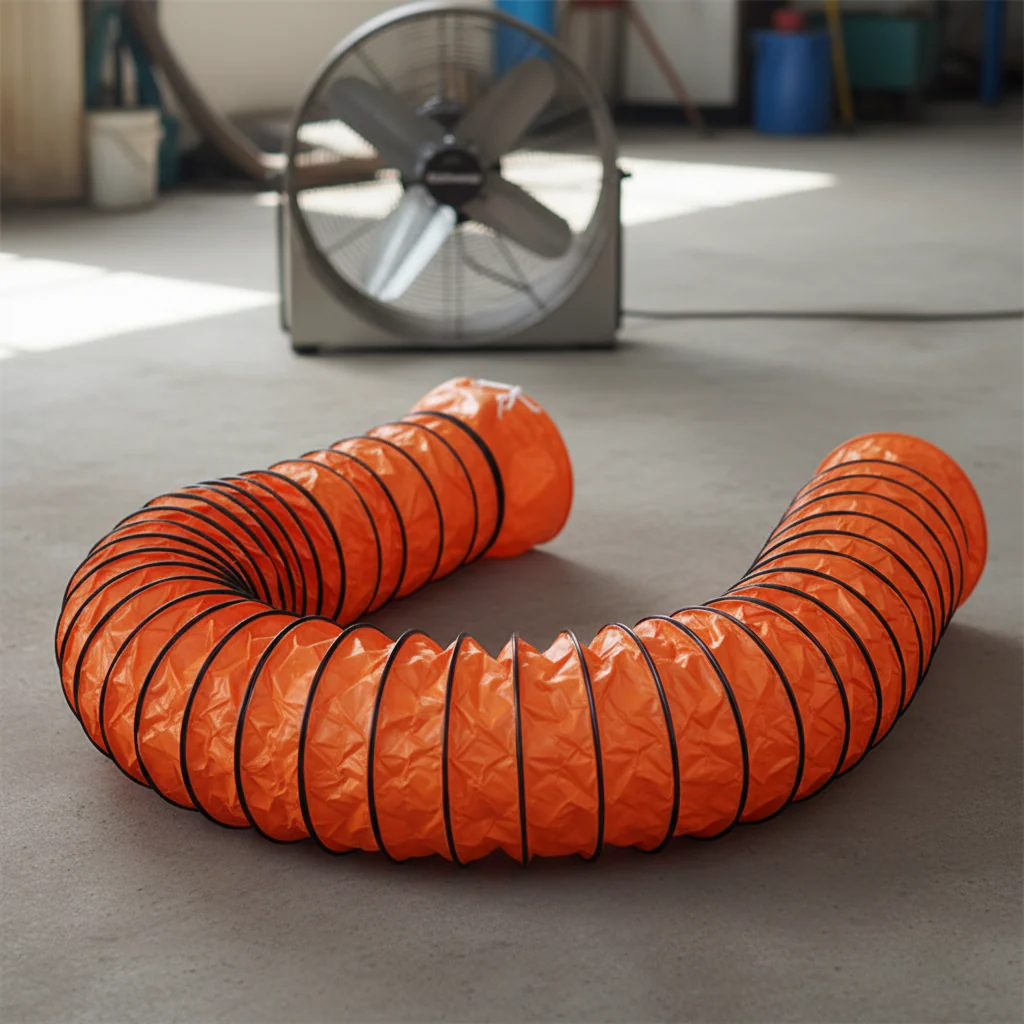 Heat Resistant Portable Air Duct – Flexible Vent Hose for HVAC & Industrial Applications - Image 2