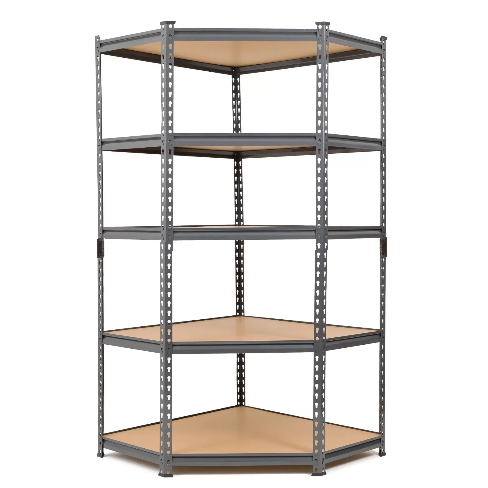 Heavy-Duty 5-Tier Storage Shelf – Metal Frame MDF Garage Storage Rack | RS723516B - Image 2
