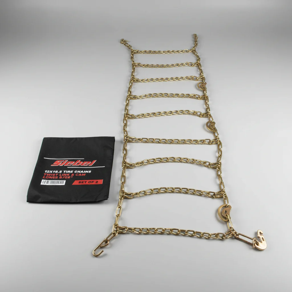 Heavy Duty Bobcat Skid Steer Tire Chains – 14x17.5 10x16.5 & 12x16.5 | Twist & Square Link - Image 5