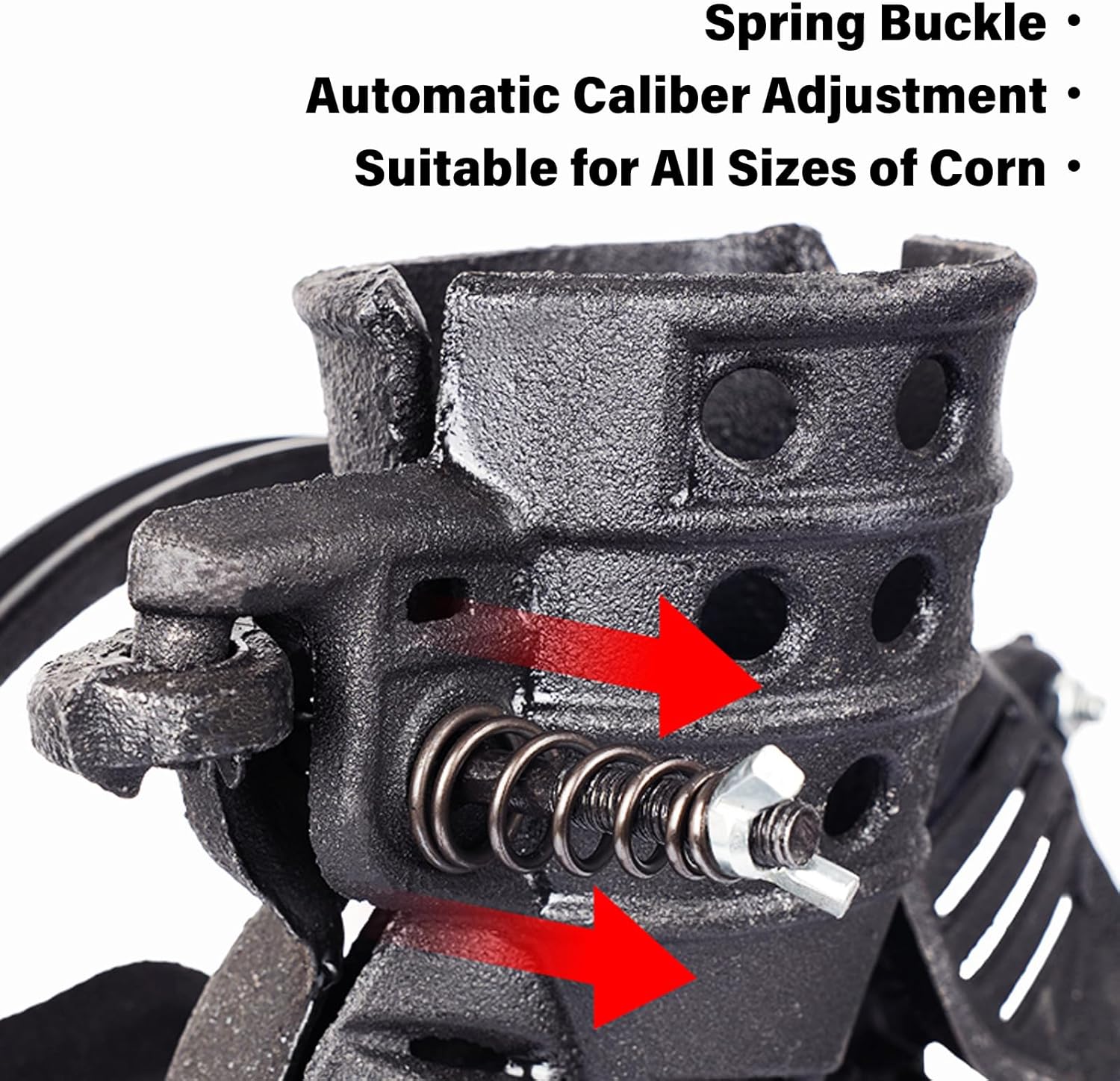 Heavy Duty Cast Iron Corn Sheller Machine – Manual Hand Crank Thresher for Farm, Feed, Garden & Homestead – Durable Kernel Remover Tool 339418 - Image 2