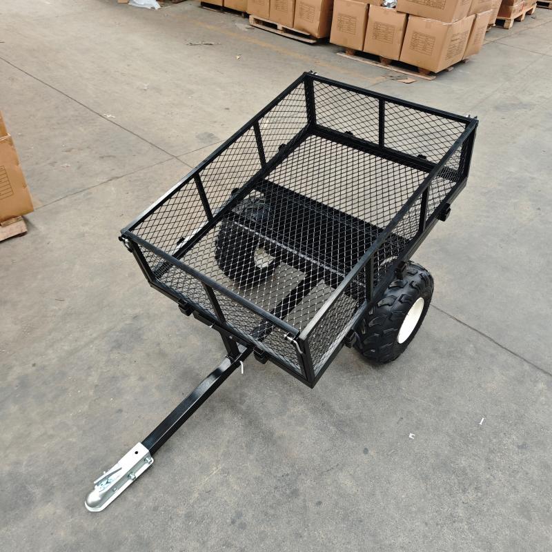 Heavy-Duty Garden Trailer with Pneumatic Tires & US Standard Coupler TC3089 - Image 2