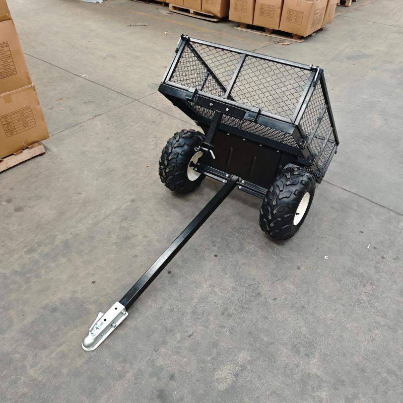 Heavy-Duty Garden Trailer with Pneumatic Tires & US Standard Coupler TC3089 - Image 3