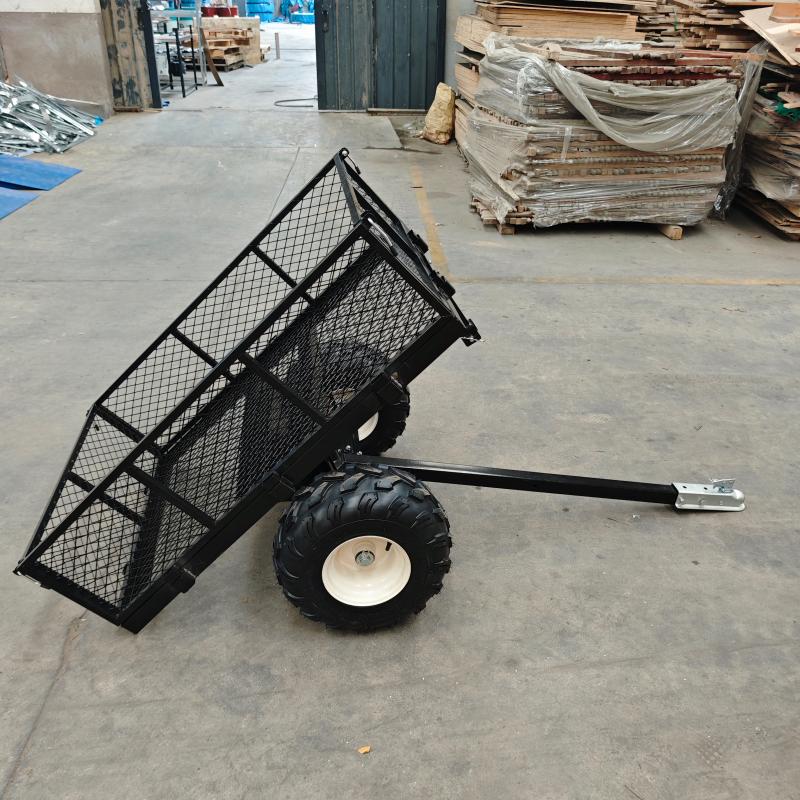 Heavy-Duty Garden Trailer with Pneumatic Tires & US Standard Coupler TC3089 - Image 4