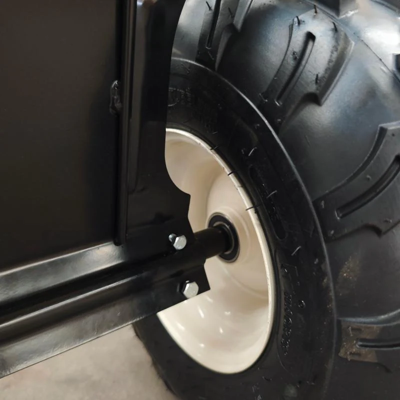 Heavy-Duty Garden Trailer with Pneumatic Tires & US Standard Coupler TC3089 - Image 8
