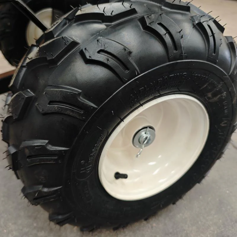 Heavy-Duty Garden Trailer with Pneumatic Tires & US Standard Coupler TC3089 - Image 9