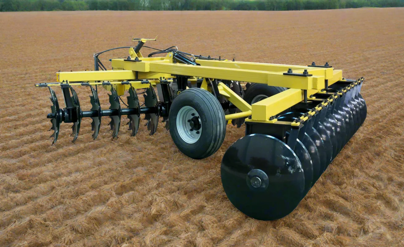 Heavy-Duty Hydraulic Offset Farm Disc Harrow – 10 FT, 14 FT, 17 FT Width Options - Image 2