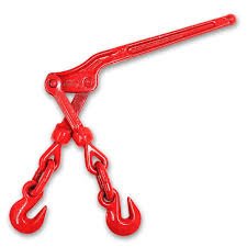 New Heavy-Duty 5/16″ & 3/8″ Lever Load Binder with Grab Hooks – Chain Binder for Tie Down & Transport 51638LL