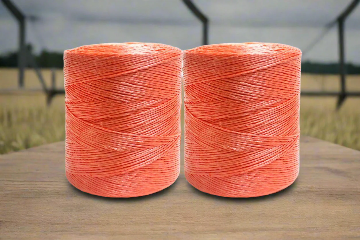 Heavy-Duty Round Baler Twine – 110 lb & 130 lb Strength, 9,000–24,000 FT Rolls | Orange & Blue Agricultural Twine for Hay & Silage - Image 3