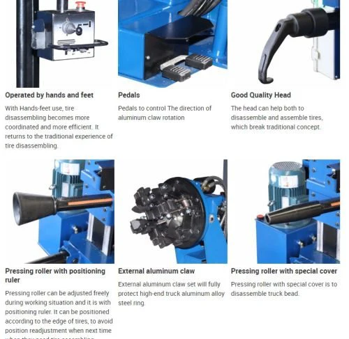 Heavy-Duty Vertical Semi Truck Tire Changer – Model HC8930 - Image 8