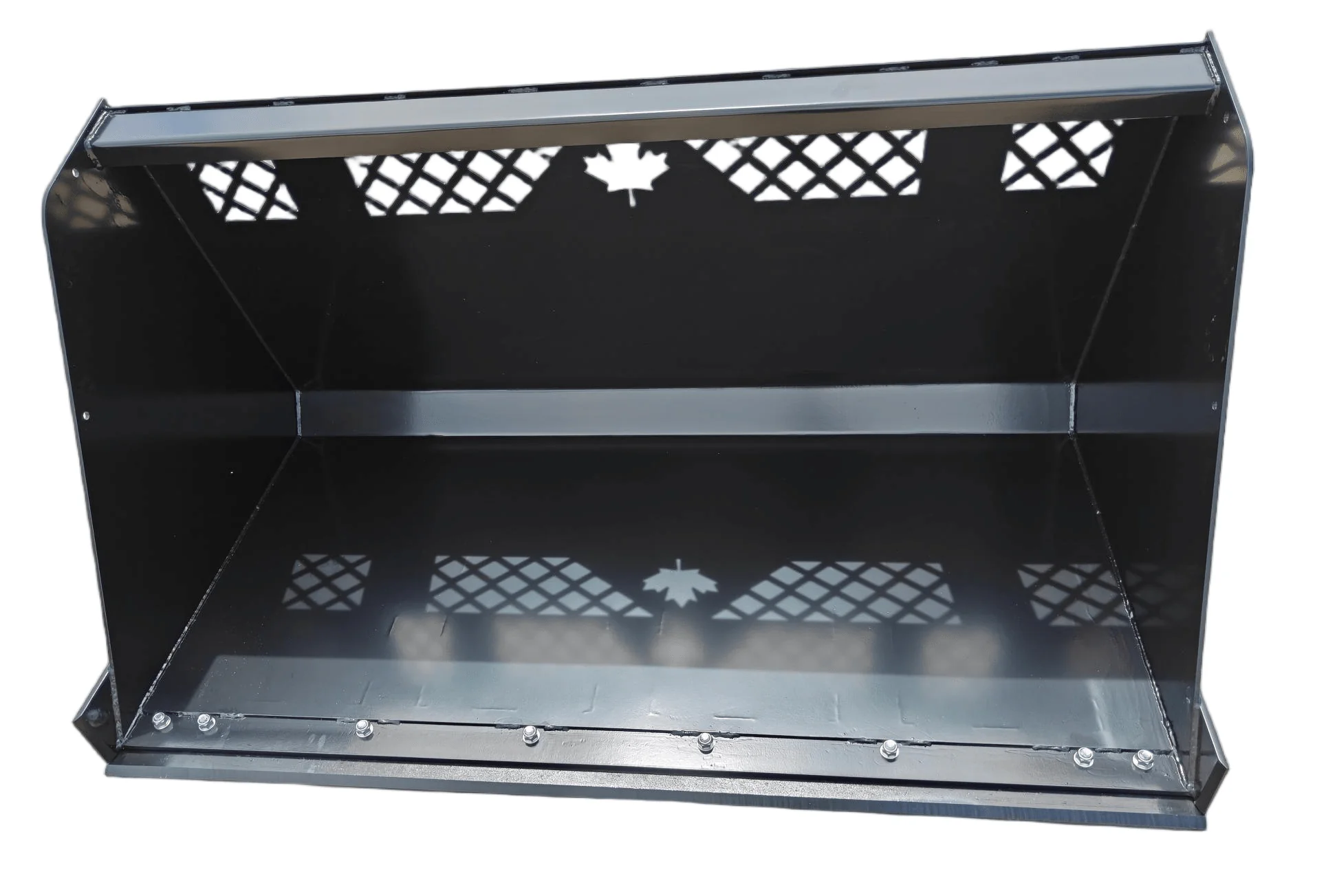 Heavy Duty Skid Steer Bucket Maple Leaf Steel Material Bucket 6FT 7FT 8FT 9FT 10FT SSB
