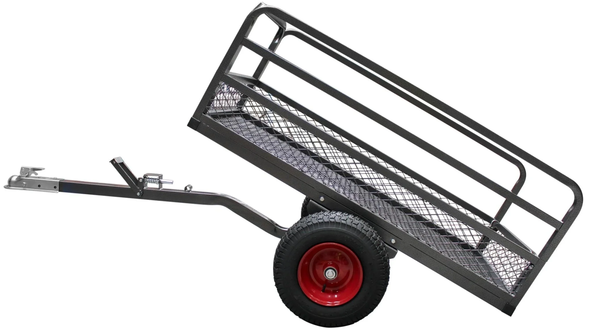 Heavy Duty Steel Utility Trailer Cart 900 lb (408 kg) Tow-Behind Garden ATV Cart BT007 - Image 2
