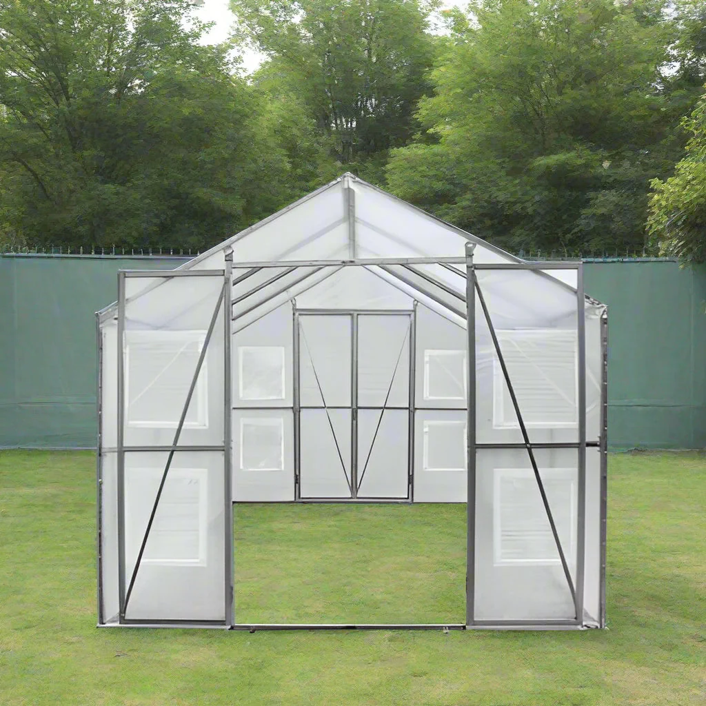 8x13 FT & 8x26 FT Walk-In Greenhouse – Heavy-Duty PVC with Dual Doors & Vents - Image 8