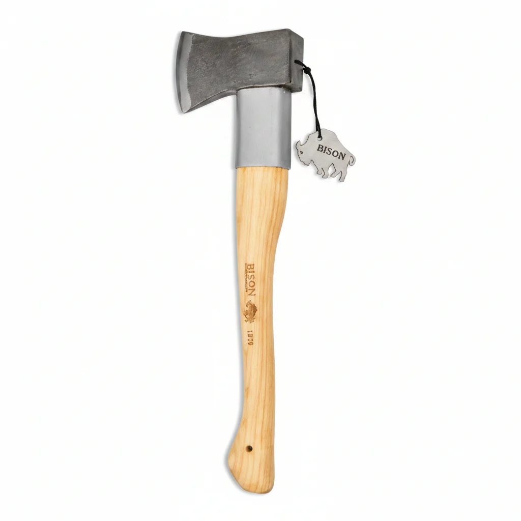 Hickory Handle Forged Steel Hatchet – Available in 1.1 to 5 LB Sizes for Chopping, Splitting & Survival - Image 2