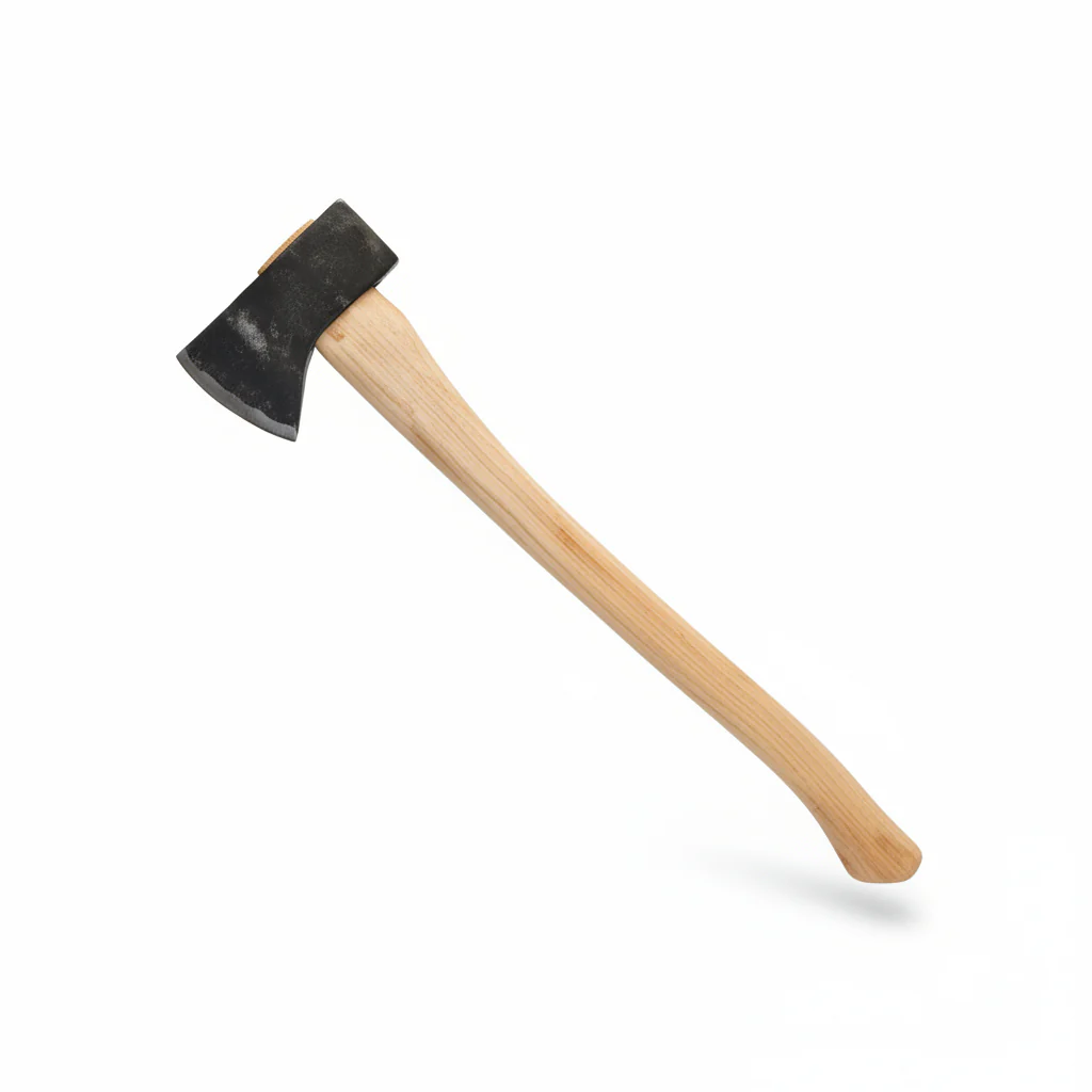 Hickory Handle Forged Steel Hatchet – Available in 1.1 to 5 LB Sizes for Chopping, Splitting & Survival - Image 3