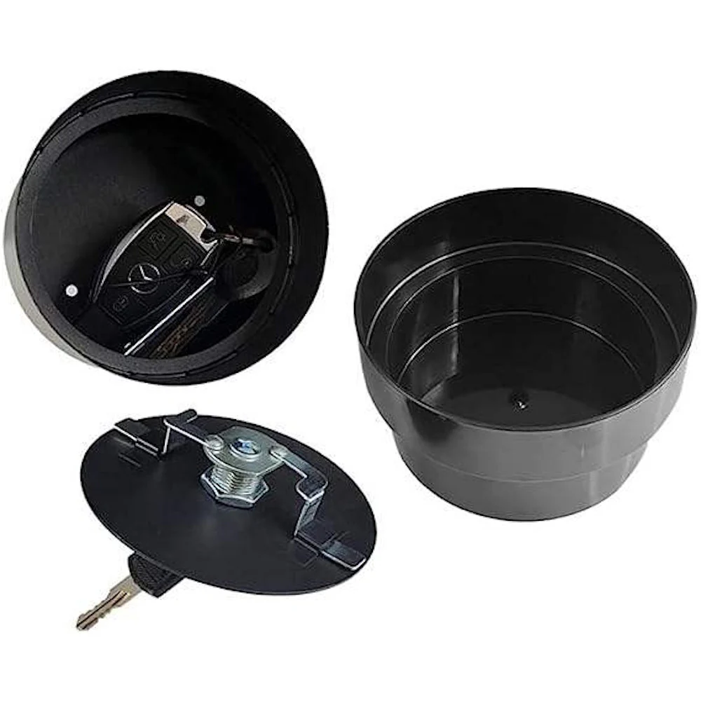 Hidden Flower Pot Key Safe Outdoor Secret Storage Lock Box 4.8″×4.8″×5.2″ YXK112 - Image 2