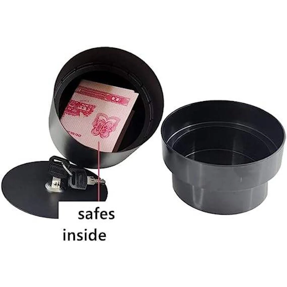 Hidden Flower Pot Key Safe Outdoor Secret Storage Lock Box 4.8″×4.8″×5.2″ YXK112 - Image 3