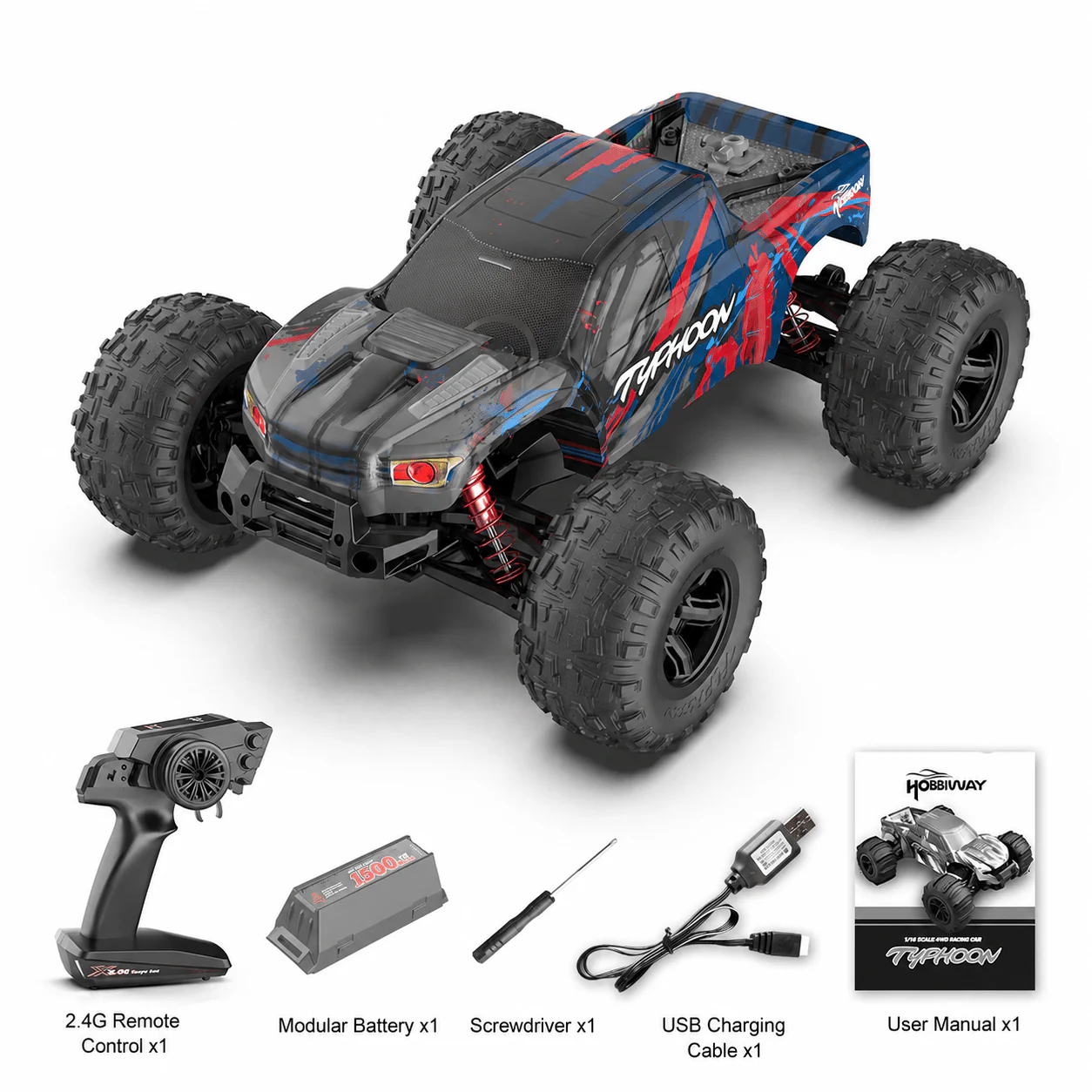 High-Speed RC Trucks – 1:10 & 1:16 4WD Off-Road Cars for Adults & Kids | 50 km/h Racing Buggy - Image 13