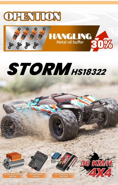 New High Speed RC Truck 1:18 Scale All Terrain 4x4 – Model CSJ56770 - Image 6