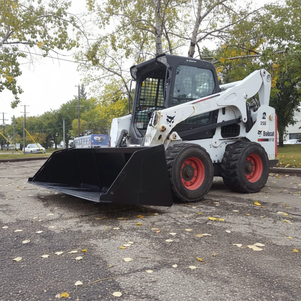 High-Volume Skid Steer Buckets for Snow, Mulch, Dirt & Manure – Sizes 68" to 110"