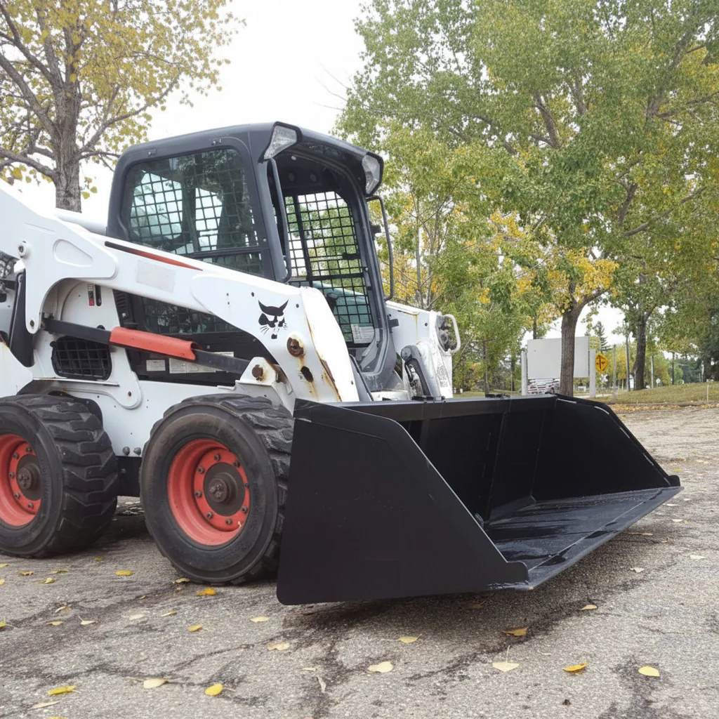 High-Volume Skid Steer Buckets for Snow, Mulch, Dirt & Manure – Sizes 68" to 110" - Image 10