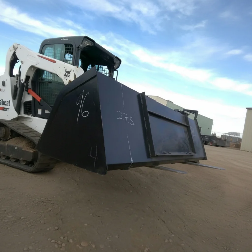 High-Volume Skid Steer Buckets for Snow, Mulch, Dirt & Manure – Sizes 68" to 110" - Image 14