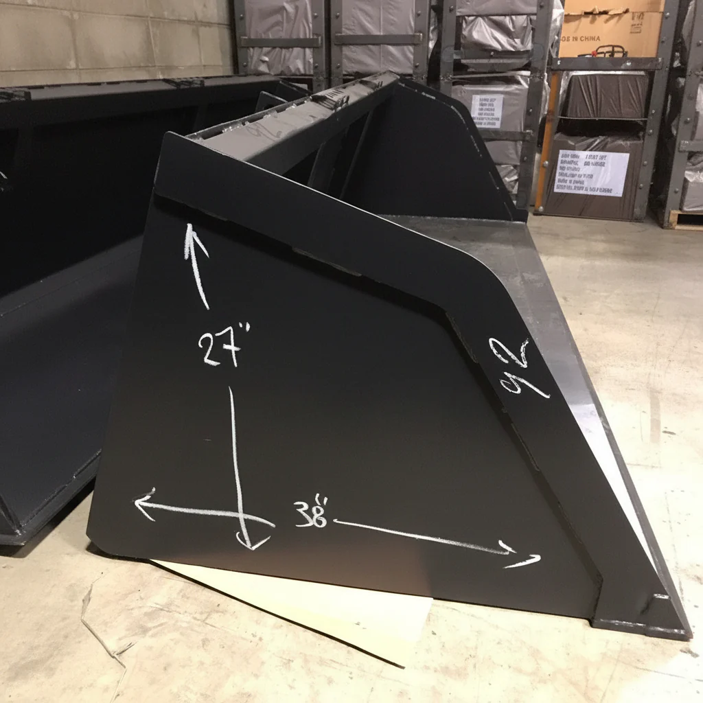 High-Volume Skid Steer Buckets for Snow, Mulch, Dirt & Manure – Sizes 68" to 110" - Image 16