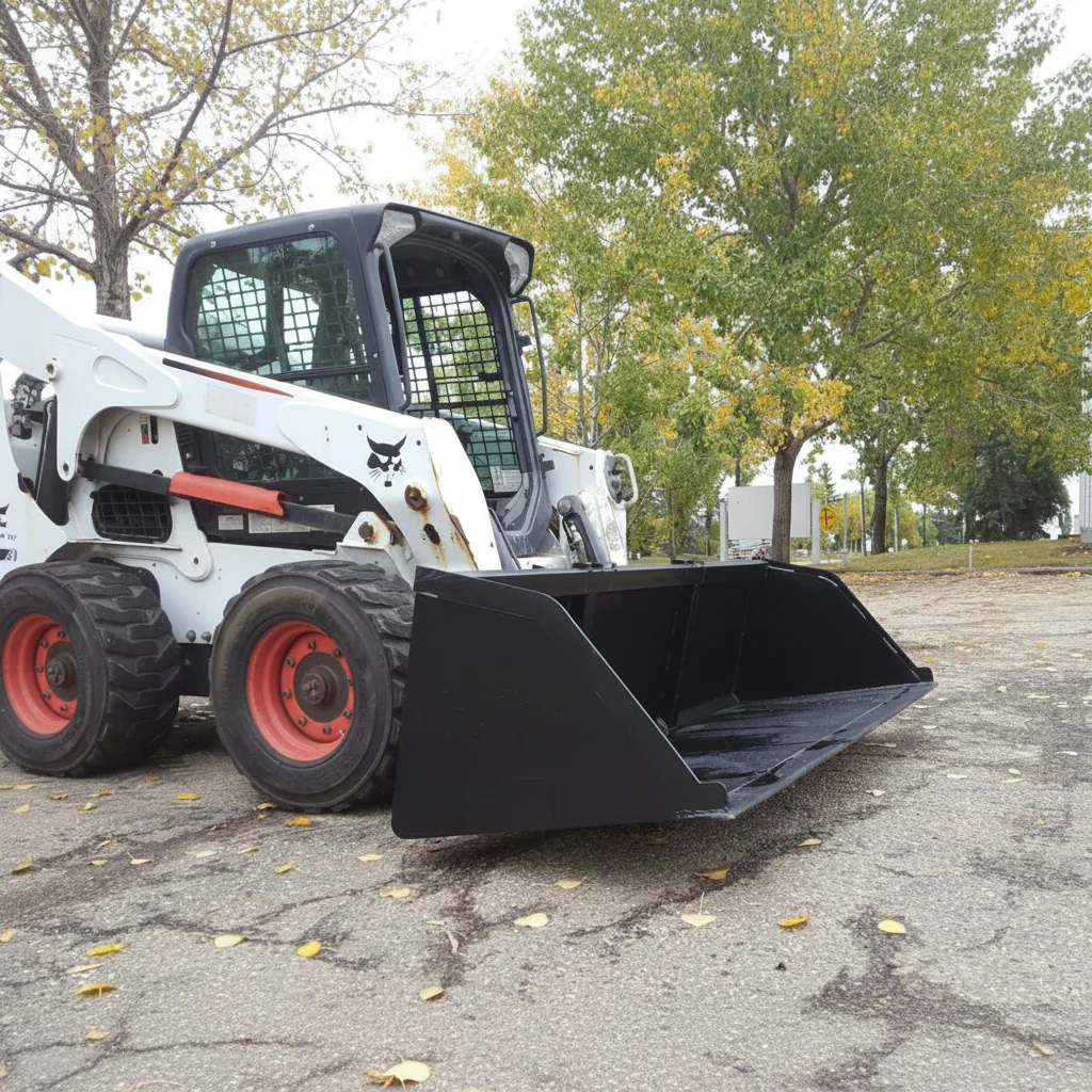High-Volume Skid Steer Buckets for Snow, Mulch, Dirt & Manure – Sizes 68" to 110" - Image 7