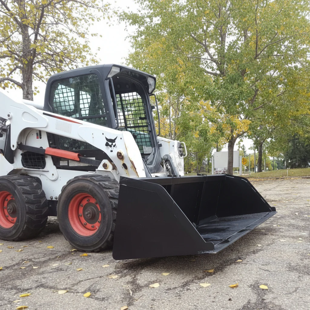 High-Volume Skid Steer Buckets for Snow, Mulch, Dirt & Manure – Sizes 68" to 110" - Image 9
