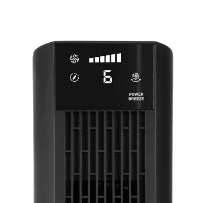 Holmes 40" Oscillating Digital Tower Fan with Clear Read Display - Image 4