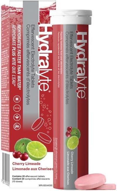 Hydralyte Effervescent Electrolyte Tablets – Low Sugar Hydration Tablets, 20 Count/ 40 Count - Image 2