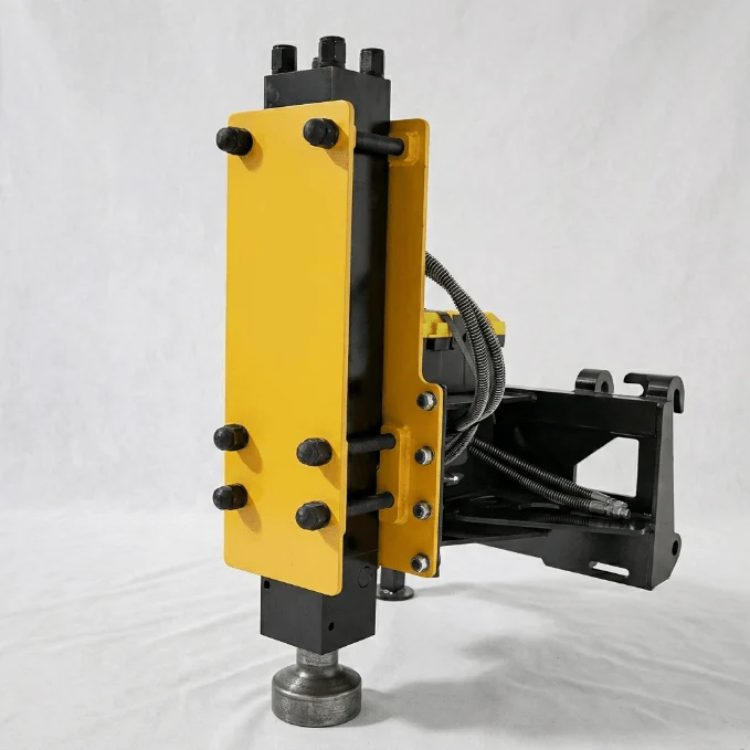 Skid Steer Hydraulic Post Driver – Fence Post Pounder Attachment 6185340 - Image 2