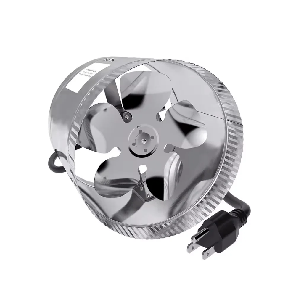 Hydroponic In‑Line Duct Booster Fans 4″, 6″ & 8″ – 90/240/420 CFM High‑Pressure, Low‑Noise - Image 4