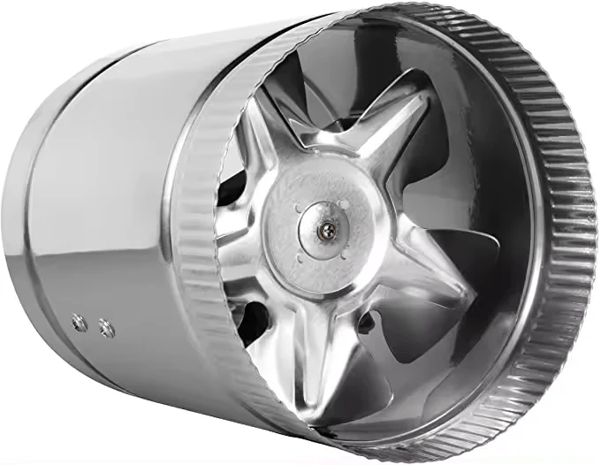 Hydroponic In‑Line Duct Booster Fans 4″, 6″ & 8″ – 90/240/420 CFM High‑Pressure, Low‑Noise - Image 5