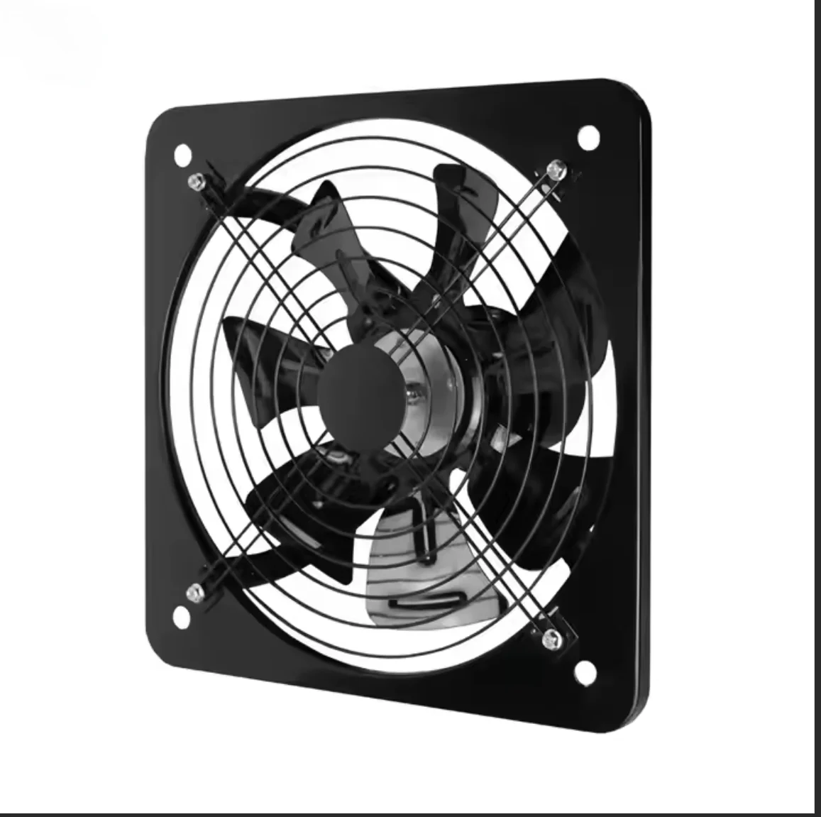 Industrial Dual Mesh Exhaust Fan – 10" & 12" Ventilation Fans with Plug