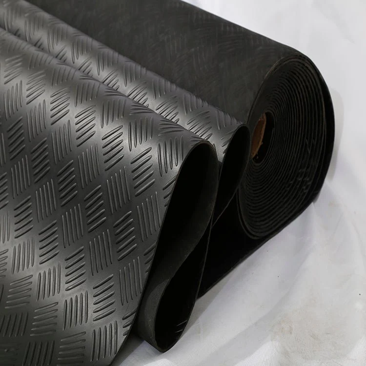 Industrial Rubber Flooring Roll 5 ft x 32.8 ft (161 sq ft), 1/4" Non-Slip Heavy Duty Floor Mat for Gym, Garage, Warehouse & Workshop - Image 4
