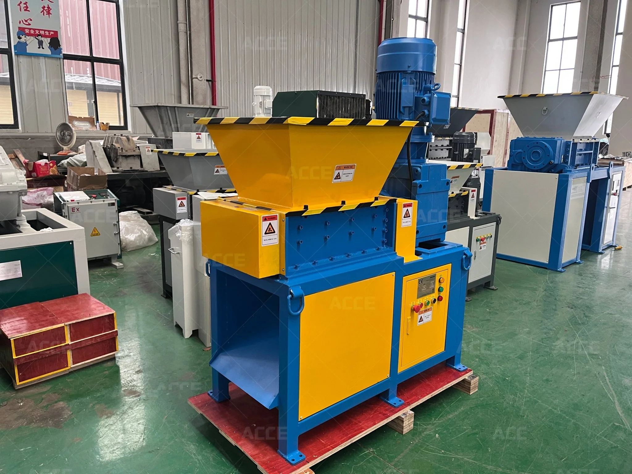 Heavy Duty Industrial Wood, Scrap Metal & Waste Shredder Machines – EB Series