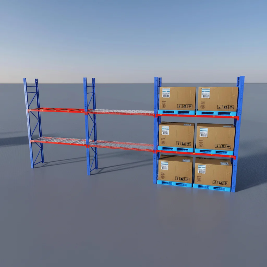 Heavy-Duty Industrial Pallet Racking – Adjustable 8ft to 20ft Warehouse Storage Shelving - Image 3