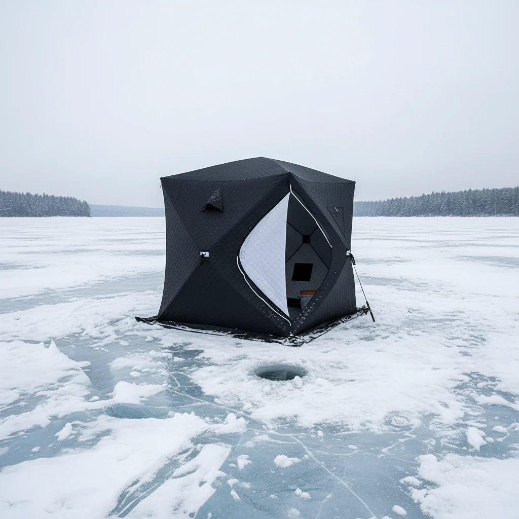 Insulated Pop-Up Ice Fishing Tent – 2–4 Person & 4–6 Person Portable Shelter | Models 122145 & 1221459 - Image 2