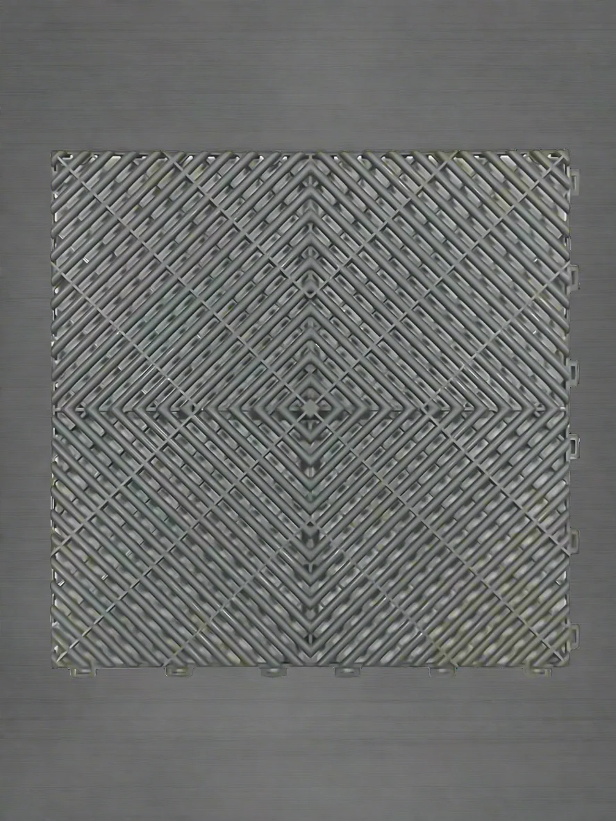 58.55 Sq Ft Interlocking Drainage Floor Tiles – Non-Slip Modular Flooring for Garages, Pools & Wet Areas - Image 3
