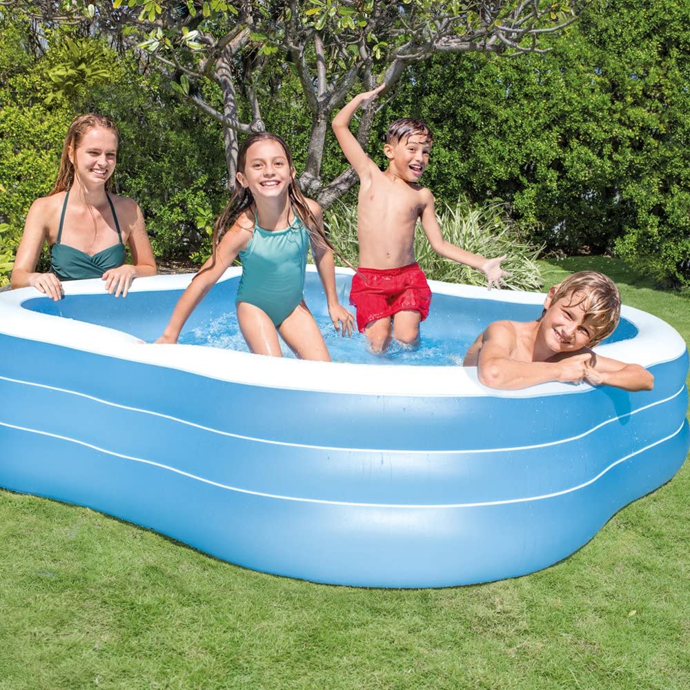 New Intex Beach Wave Swim Center Pool – Inflatable Family Pool for Backyard Summer Fun 57495NP - Image 2