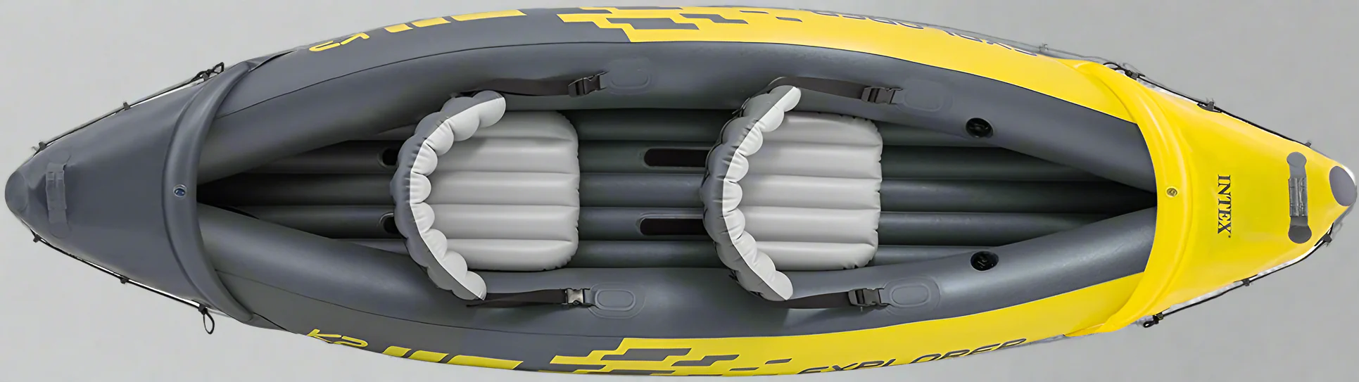 Intex Explorer K2 Inflatable Kayak Set – 2-Person Tandem Kayak with Oars & Pump | Model 68307NP - Image 2