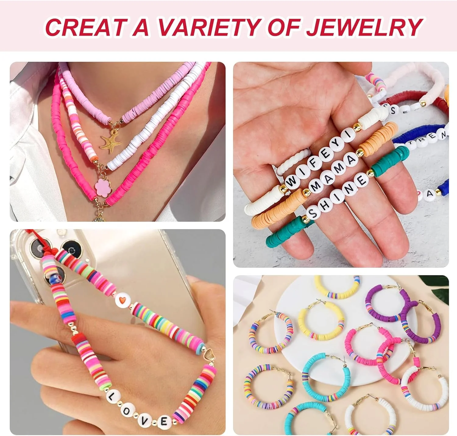New 16,800-Piece 24-Color Jewelry Making Kit – Model 918659, Creative Craft Set - Image 2