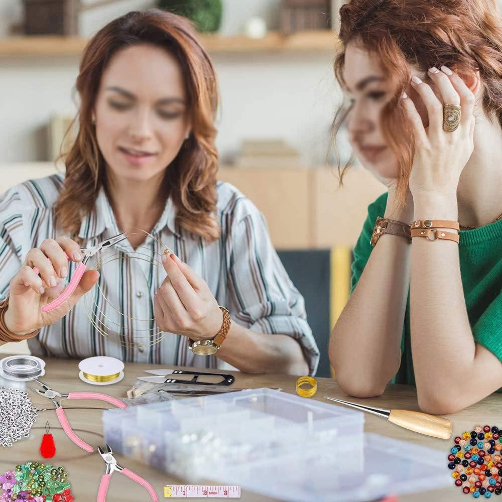 Jewelry Making Kit – 2880 PCS Beads, Tools & Accessories for Bracelets & Earrings | SKU: 215536 - Image 6