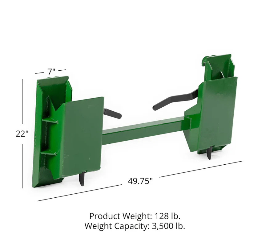 Quick Tach Conversion Adapter – John Deere to Skid Steer, 4000 lb Capacity | SKU 294171 - Image 7